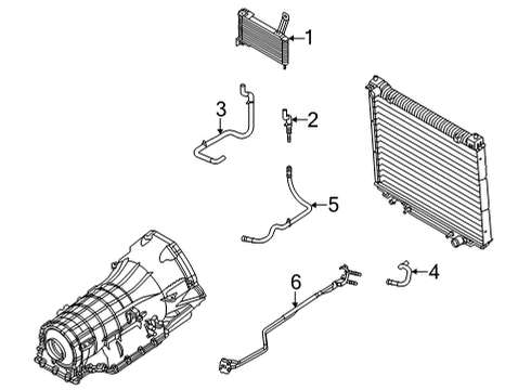 2015 Ford E-350 Super Duty Oil Cooler, Transmission Diagram 3 - Thumbnail