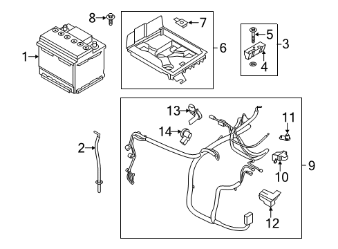 2016 Lincoln MKZ Negative Term Diagram for BT4Z-14450-BA