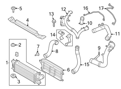 2022 Ford Bronco Intercooler  Diagram 2 - Thumbnail