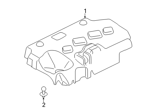 2017 Ford Transit-150 Engine Appearance Cover Diagram 1 - Thumbnail