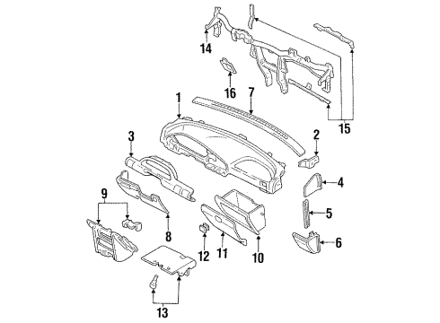 1996 Ford Escort Socket Diagram for F1CZ-15055-A