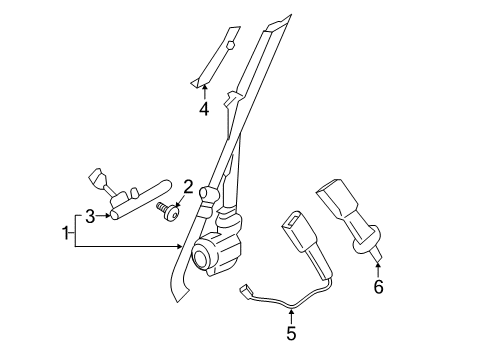 2019 Lincoln Continental Seat Belt Diagram