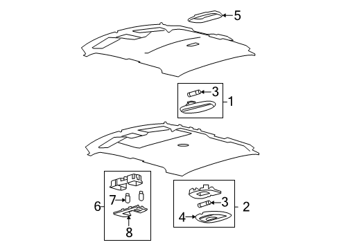 2010 Ford F-150 Mount Bracket Diagram for 9L3Z-1851536-A