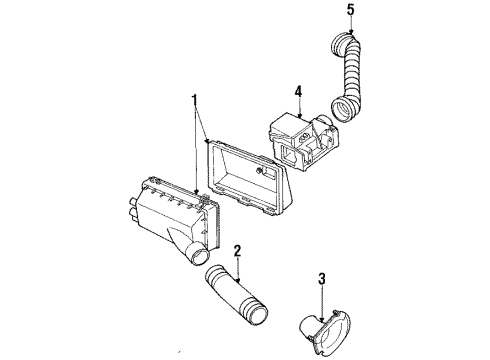 1986 Ford EXP Power Relay Diagram for E6FZ12A646B
