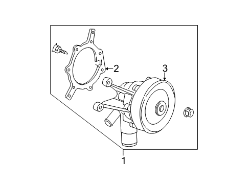 2003 Ford Taurus Water Pump Diagram