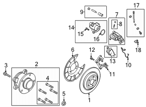 2022 Ford Bronco Sport Anti-Lock Brakes Diagram