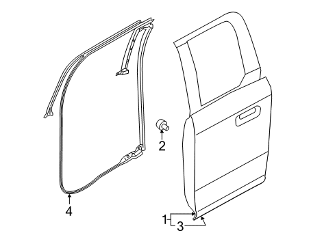 2015 Ford F-150 Rear Door Diagram