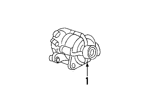 2006 Ford Focus Alternator Diagram for 6S4Z-10346-CCRM