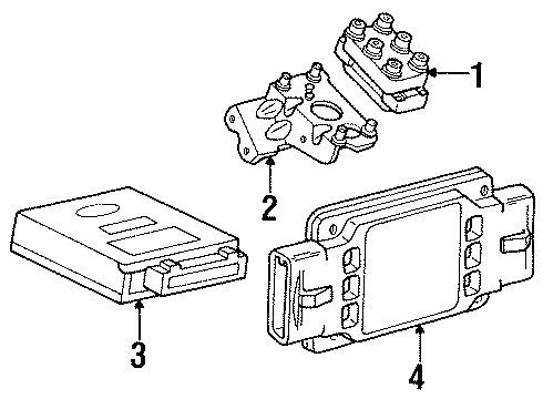 1994 Ford Taurus Powertrain Control Diagram 1 - Thumbnail