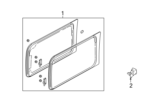 2009 Ford Expedition Quarter Window Diagram