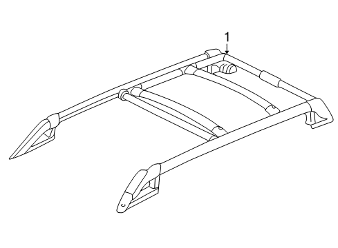 2005 Ford Escape Roof Rack Diagram
