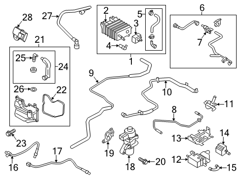 2015 Ford Fusion EGR Valve Diagram for DS7Z-9D475-A