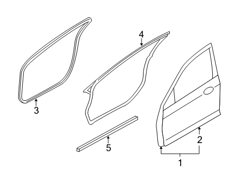 2011 Ford Fusion Front Door Diagram