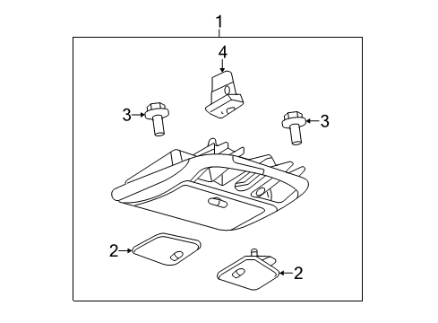 2012 Lincoln MKZ Overhead Console Diagram 2 - Thumbnail