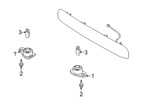 2009 Ford Taurus X License Lamps Diagram