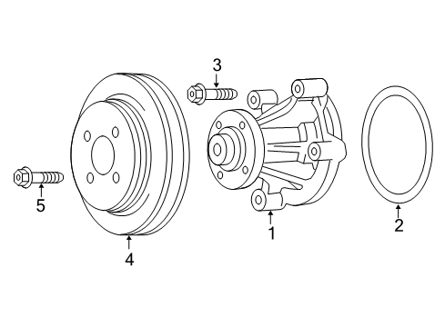 2006 Ford Crown Victoria Water Pump Diagram
