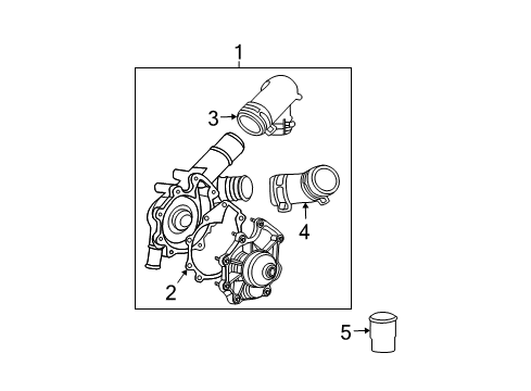 2008 Ford Escape Water Pump Diagram 3 - Thumbnail