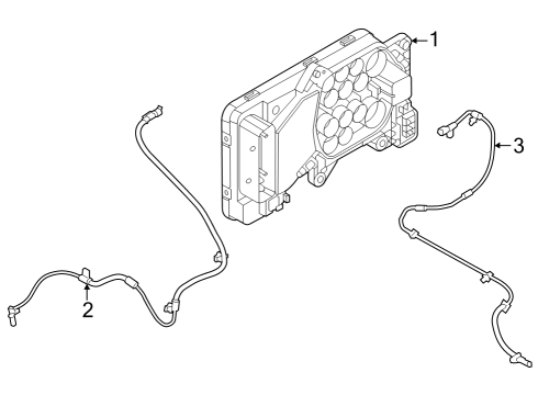 2019 Ford Expedition ABS Components Diagram