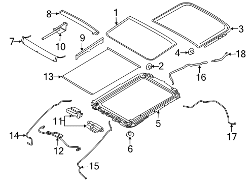 2013 Ford Escape Side Shield Diagram for 8A5Z-54500A66-A
