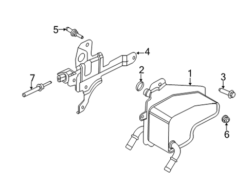 2023 Ford Transit-150 Trans Oil Cooler Diagram