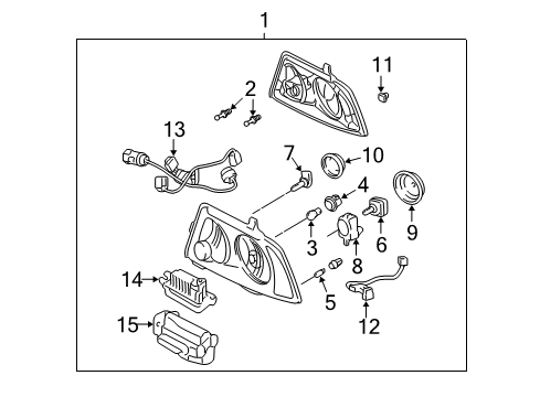 2005 Lincoln Navigator Bulbs Diagram