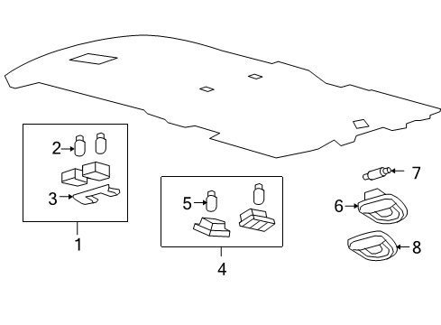 2009 Ford Expedition Interior Lamps Diagram