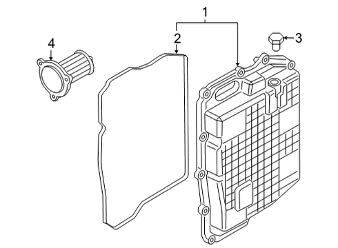 2022 Ford Bronco Sport Transaxle Parts Diagram