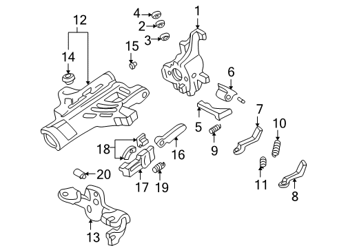 2004 Ford Excursion Housing & Components Diagram