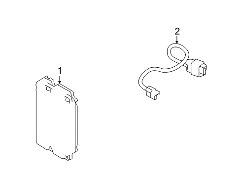 2008 Mercury Milan Electrical Components Diagram 1 - Thumbnail