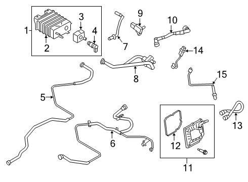 2022 Lincoln Nautilus Emission Components Diagram 1 - Thumbnail