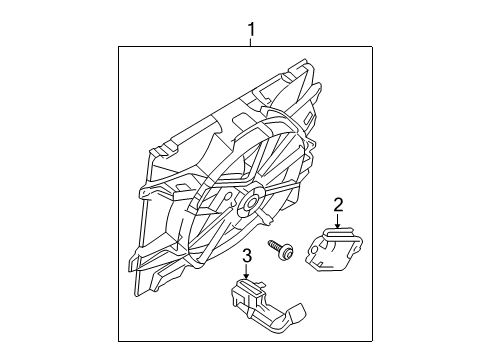 2009 Lincoln Town Car Cooling System, Radiator, Water Pump, Cooling Fan Diagram