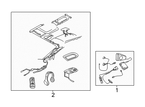 2003 Ford Escape Electrical Components Diagram 1 - Thumbnail