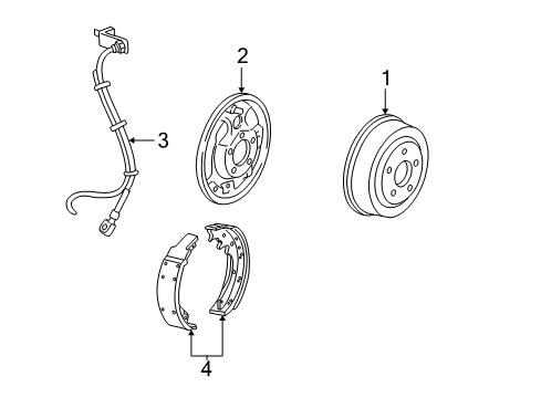 2004 Ford F-150 Heritage Rear Brakes Diagram