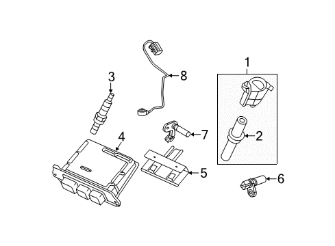 2008 Ford F-350 Super Duty Ignition System Diagram 3 - Thumbnail