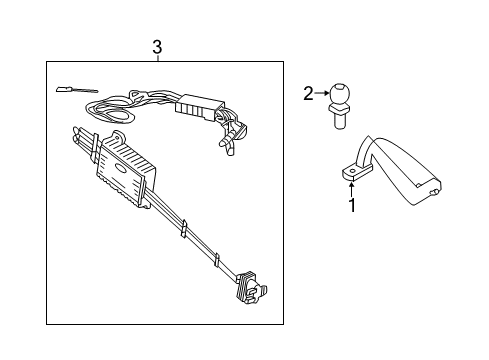 2013 Ford Edge Trailer Hitch Components Diagram