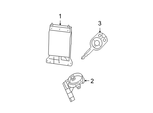 2010 Mercury Milan Anti-Theft Components Diagram 1 - Thumbnail