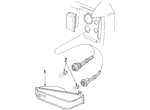 1989 Ford Ranger License Lamps Diagram