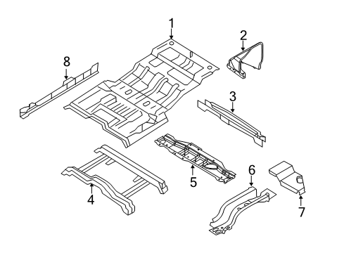 2014 Lincoln Navigator Rear Body Diagram 1 - Thumbnail