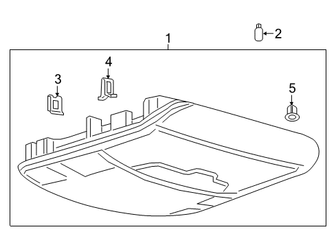 2019 Ford Expedition Overhead Console Diagram