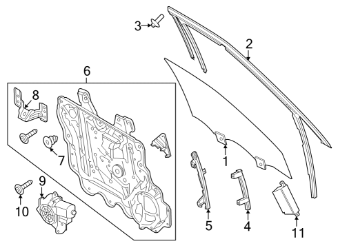 2022 Lincoln Aviator Front Door - Electrical Diagram 1 - Thumbnail