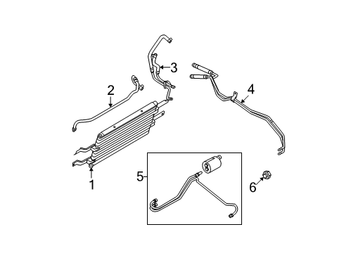 2008 Ford F-250 Super Duty Front Pressure Tube Diagram for 7C3Z-7R081-L