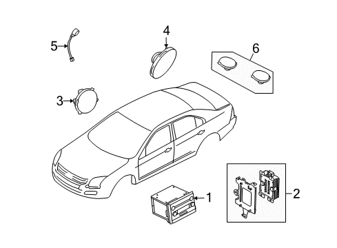 2008 Mercury Milan Sound System Diagram