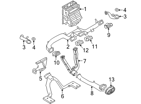 2008 Ford Taurus Ducts Diagram