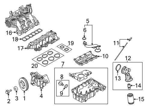 2014 Lincoln MKS Intake Manifold Diagram