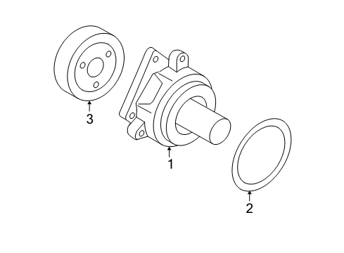 2005 Ford Escape Water Pump Diagram 1 - Thumbnail