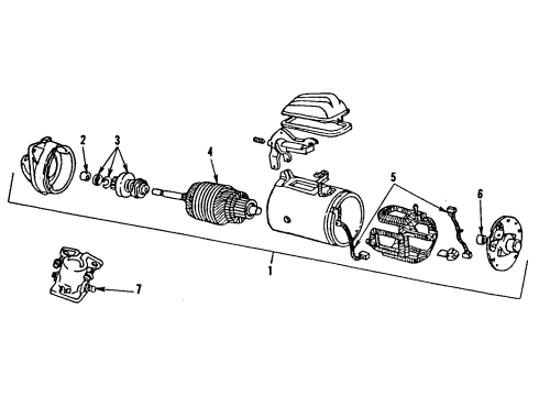 1990 Ford F-150 Starter Diagram