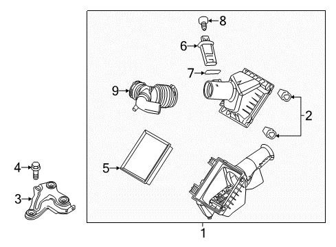 2010 Ford Fusion Filters Diagram 2 - Thumbnail