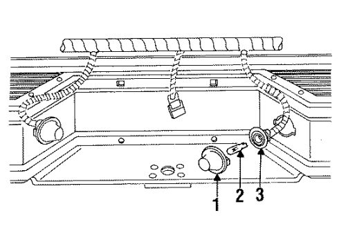 1996 Ford F-150 License Lamps Diagram 1 - Thumbnail