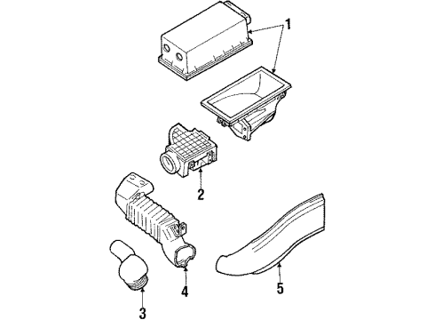 1984 Ford EXP Air Temperature Sensor Diagram for E3GZ12B529B