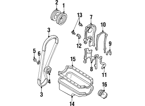 1997 Ford Aspire Filters Diagram 2 - Thumbnail